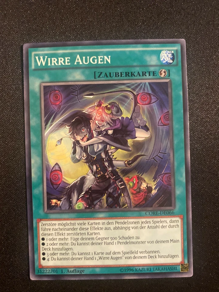 Wavering Eyes Common German CORE-EN066 DE066 Near Mint Yu-Gi-Oh! - Image 1 of 1