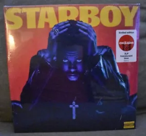 THE WEEKND - STARBOY - TARGET EXCLUSIVE BLUE VINYL 2LP SET - BRAND NEW SEALED - Picture 1 of 4