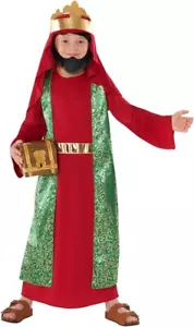 Rot Heilige Drei Könige Kostüm Kinder Sternsinger Krippenspiel Weihnachtskostüm - Bild 1 von 6
