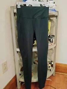 Women's X/S Black Leggings With Pockets - Picture 1 of 3