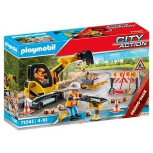 Playmobil 71045 Road Construction Zone City Action Promo Pack, Global Shipping - Bild 1 von 6