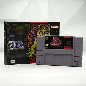 The Legend of Zelda: Goddess of Wisdom SNES Game Cartridge Retro Box & Case NIB - Picture 1 of 9