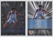 2021-22 Wild Card Alumination Blue Foil 5 Stripe /50 Day'Ron Sharpe Rookie RC