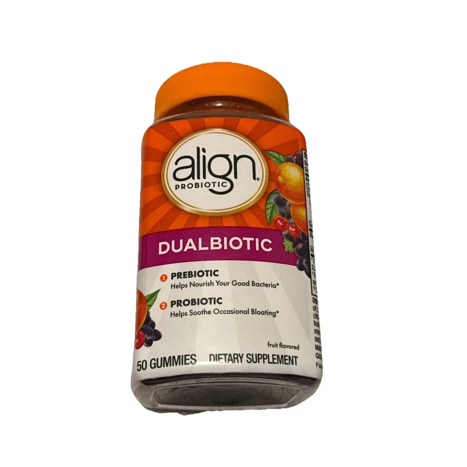 Align ProBiotic, Digestive Health Prebiotic Probiotic, 50 Gummies 03/2026 (K46) - Image 1 of 1