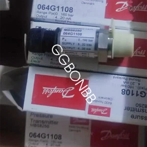 1PZ Danfoss MBS8250 064G1108 Trasmettitore di pressione 0-160bar FedEx o DHL - Foto 1 di 2