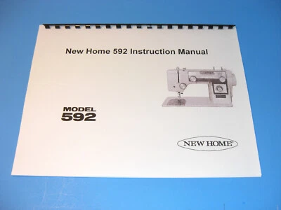 New Home 592 Sewing Machine Instruction Manual - Printed - Image 1 of 2