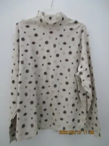 Women's Plus Size Clothing 2X Top Bird Houses & Stars New with Tag - Picture 1 of 6