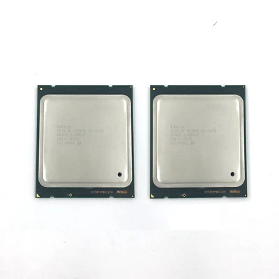 2pcs Intel Xeon E5-2670 C2 Socket 2011 SR0KX 2.60 Ghz 20 Mb 8-Core Matching Pair - Image 1 of 4