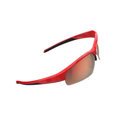 BBB Impress Pequeñas Gafas Deportivas Bicicleta Bicicleta Rojo, Rojo Lente MLC BSG-68 Foto 1 de 4
