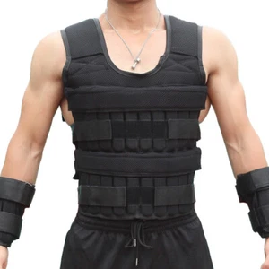 20KG Weight Vest For Boxing Weight Training Workout Fitness Gym Equipment Jacket - Picture 1 of 7