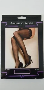 Bas Autofixants Noirs Anne d'Alès Réf. 711003 Taille 1 (34-36) - Picture 1 of 3