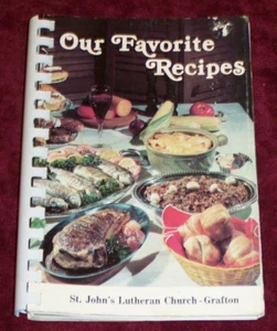 ST JOHN'S LUTHERAN CHURCH COOKBOOK  GRAFTON, WI 1985 - Picture 1 of 3