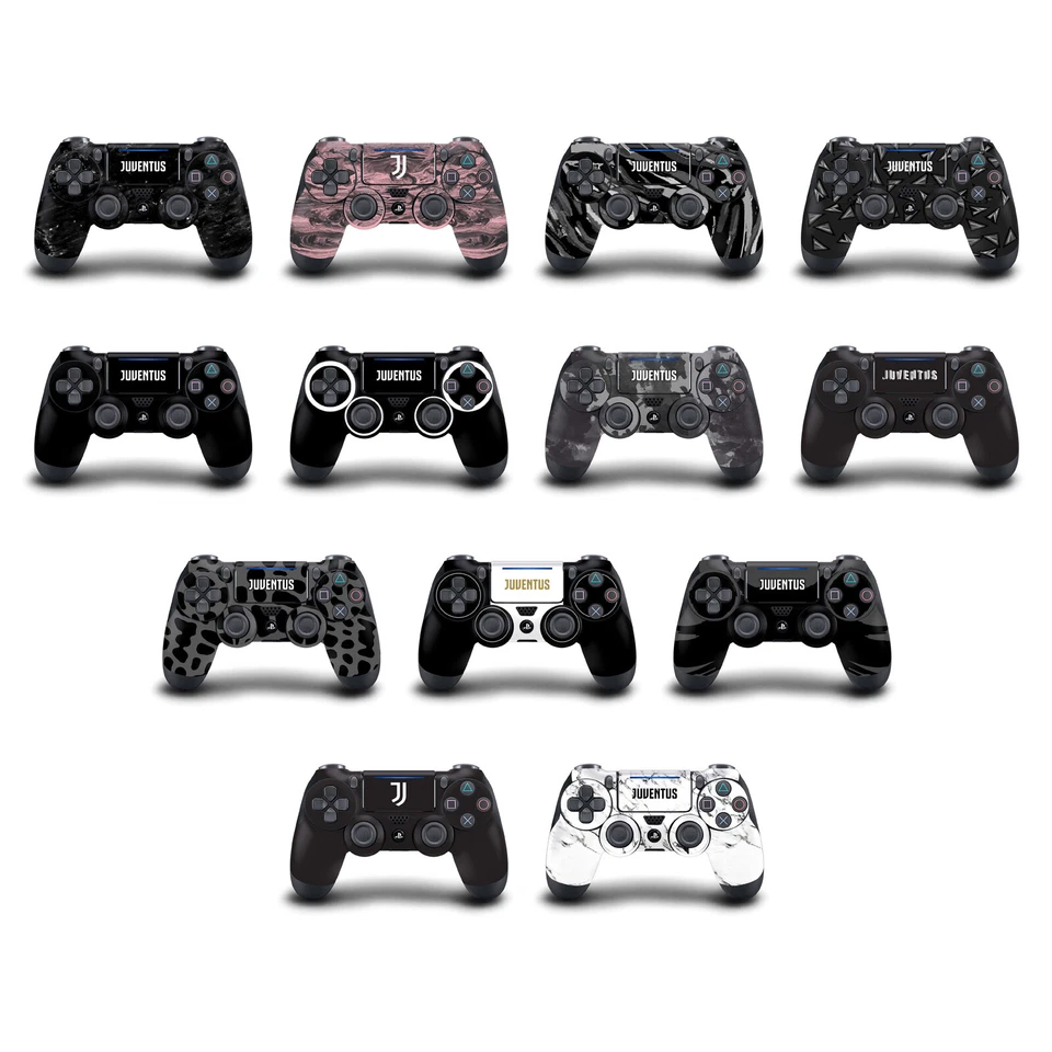 DECALCOMANIA PELLE VINILE ARTE JUVENTUS FOOTBALL CLUB UFFICIALE PER CONTROLLER DUALSHOCK 4 - Immagine 1 di 4