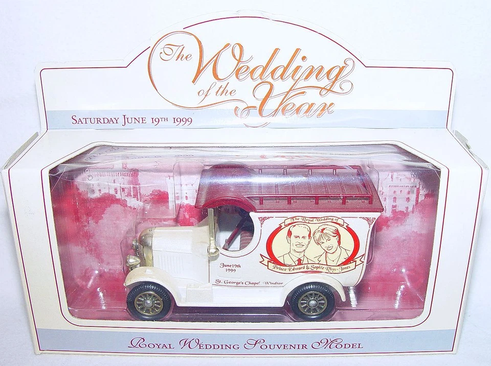 Lledo 1:55 MORRIS BULLNOSE Wedding Prince Edward & Sophie Van Limited Ed. MIB`99 - Image 1 of 1