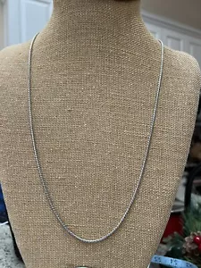Origami Eule 30" Silber Weizen Schlüsselband Kette NEU. Retired Popular Chain - Bild 1 von 3