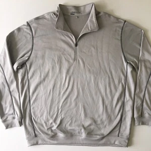 Nike Golf XXL Gray Men's Long Sleeve Pullover Athelticwear Zip Neck 0001 - Picture 1 of 10
