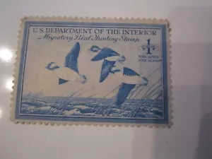 1948 U.S. HUNTING DUCK STAMP SCOTT RW-15 - MINT NH - OFC-2 - Picture 1 of 2