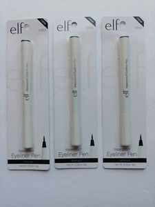 e.l.f. Pluma delineadora de ojos impermeable medianoche sellada paquete de 3 - Imagen 1 de 2