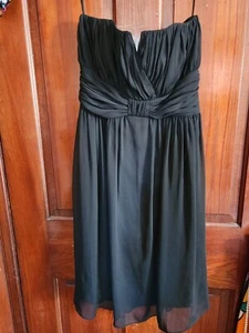 White House Black Market Schwarzes Kleid Damen 4 Party Business Elegant Mode - Bild 1 von 7