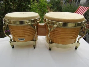 Latin Percussion LP Matador Traditional 7.25 and 8.625 Bongos, Siam Oak Shells, - Picture 1 of 21