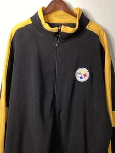 NFL Team Apparel 4XL Pittsburgh Steelers Full Zip Fleece Jacket - Picture 1 of 13
