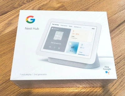 Google Nest Hub (2nd Gen) 7 inch (chalk) ++ BOX ONLY ++ - Image 1 of 4