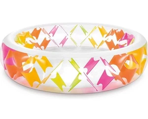 Intex Pinwheel Wide Side Walls Inflatable Pool Swim Center 90" x 22" 222 Gal - Picture 1 of 3