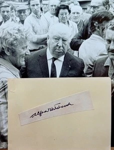ALFRED HITCHCOCK HOLLYWOOD ROYALTY signiert VINTAGE SEITE PSYCHO, DIE VÖGEL  - Bild 1 von 7