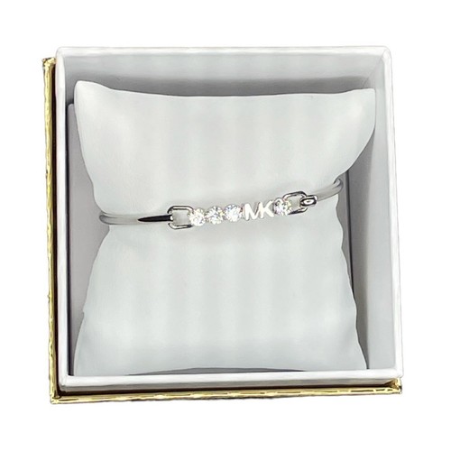 Bracciale MICHAEL Michael Kors logo e strass bracciale argento