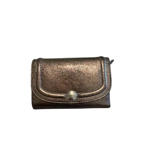 Portafoglio Coach bronzo metallizzato glitter bifold - Foto 1 di 10