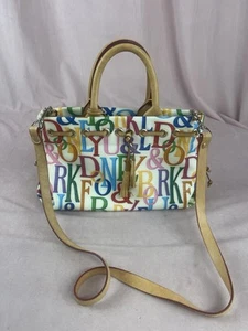 DOONEY & BOURKE WHITE BASE RETRO SMALL GRAFICA HAND/SHOULDER BAG Y2K Multicolor - Picture 1 of 18