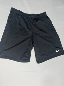 Nike Herren Basketball Shorts Gr. M schwarz Mesh Dri-Fit weiß Swoosh Sport Gym - Bild 1 von 10