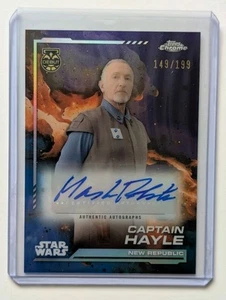 Topps Chrome Star Wars 2024 Mark Rolston como Captain Hayle Auto AU-MR/199 Aliens - Imagen 1 de 2