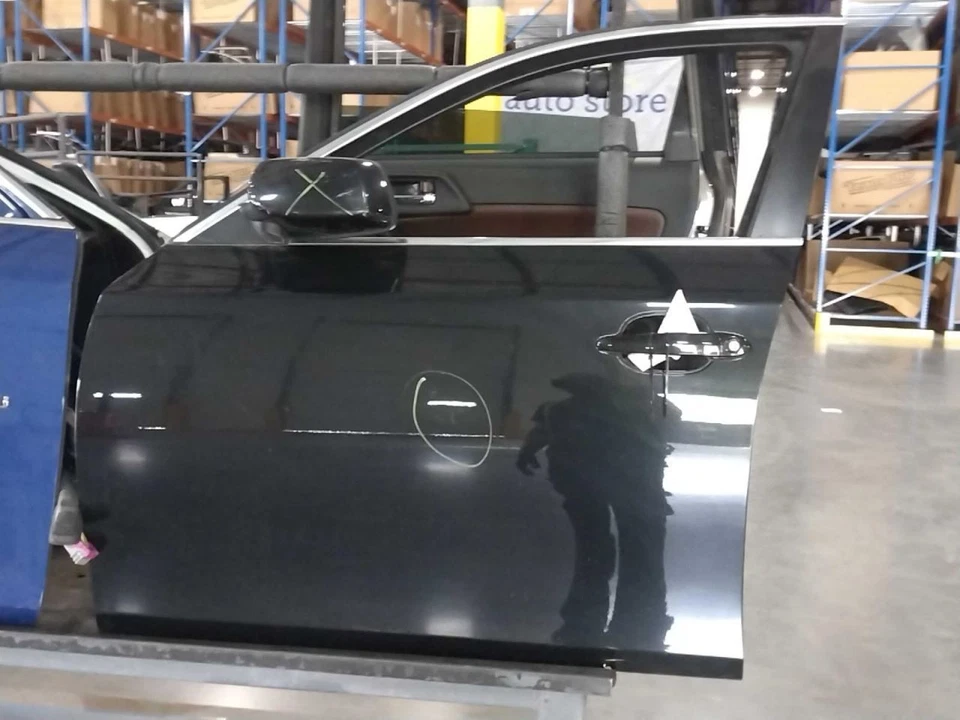 Puerta delantera del conductor eléctrica tinte verde para BMW 550i 583349 06-10 Foto 1 de 1