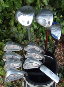 Set of Ping Eye 2 Red Dot 4-PW + Callaway Driver + 4+ Wood + 3 Hybrid + Putter - Picture 1 of 10