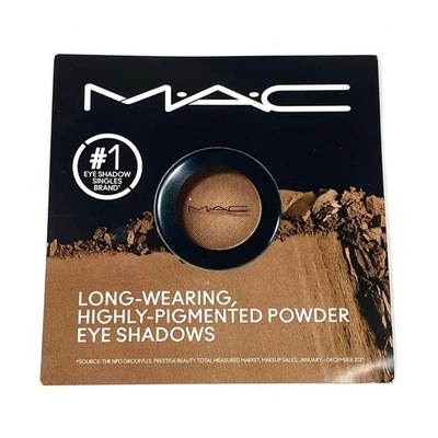 MAC Pigmented Powder Eye Shadow 3 Shade Brule, Soft Brown & Expresso Sample Card - Image 1 of 2