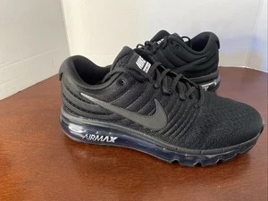 Nike Air Max 2017 Triple Black Men's Brand New Sku# 849559-004 Size 8 New 🔥 - Picture 1 of 8