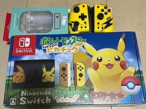 Nintendo Switch Pokemon LET'S GO Pikachu Konsole Limited Ed, mit Monsterball B - Bild 1 von 19