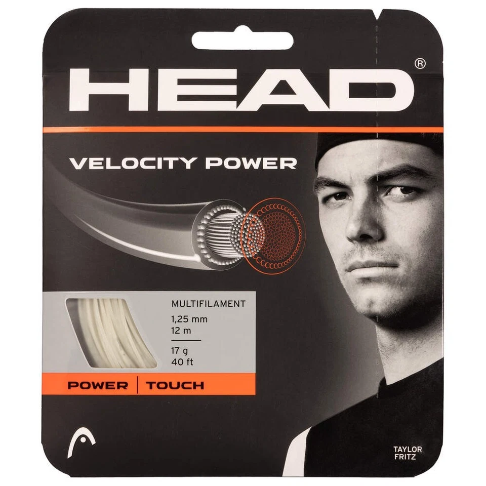 Juego de cuerdas de tenis Head Velocity MLT Power calibre 17 1,25 mm natural Foto 1 de 1