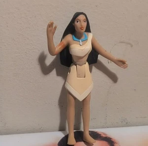 Disney Pocahontas Figure From Powhatan Long Hut Carry Around Playset Vintage 90s - Bild 1 von 7