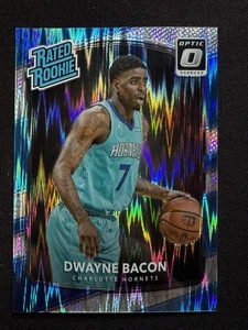 Dwayne Bacon Rated Rookie RC 2017-18 Panini Optic Basketball Shock Prizm #161 - Picture 1 of 2
