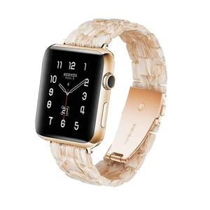 2x Neu HOPO Uhrenarmband für Apple Modelle Wasserdicht mit Edelstahl 38/40mm - Bild 1 von 3
