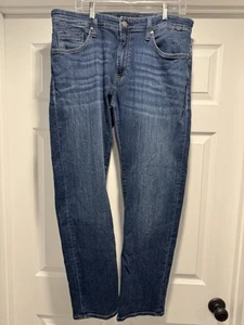Mavi Jeans Zach Uomo 36x32 Dark Maui Wash Denim Gamba Dritta Elasticizzato Leggero - Foto 1 di 10