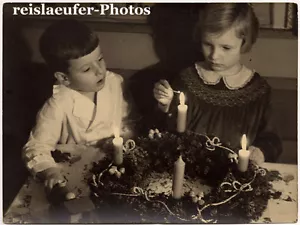 Stagione natalizia in Germania, grande orig. Foto, 1934 - Foto 1 di 1