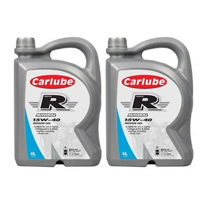 Carlube Triple R 15W-40 A3/A4 SN Oil High Mileage Petrol & Diesel Engines 4L X2 - Picture 1 of 8