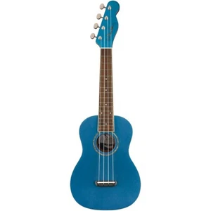 Fender Zuma Concert Ukulele Walnut Fingerboard Lake Placid Blue - Picture 1 of 4