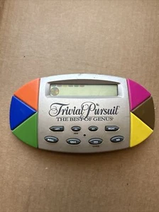 Trivial Pursuit The Best of Genus Electronic Handheld Portable Game 1997 - Picture 1 of 2