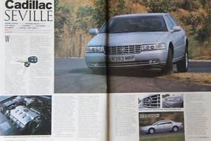 Original Autocar extracted mag road test CADILLAC SEVILLE 4.6 STS - Picture 1 of 2