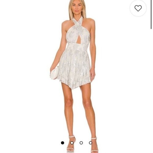 OFF WHITE Abito corto sabbia rococò bianco sporco