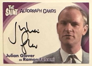 THE SAINT : JULIAN GLOVER as RAMON FALCONI AUTOGRAPH CARD SA14 CARDS INC 2003 - Bild 1 von 2